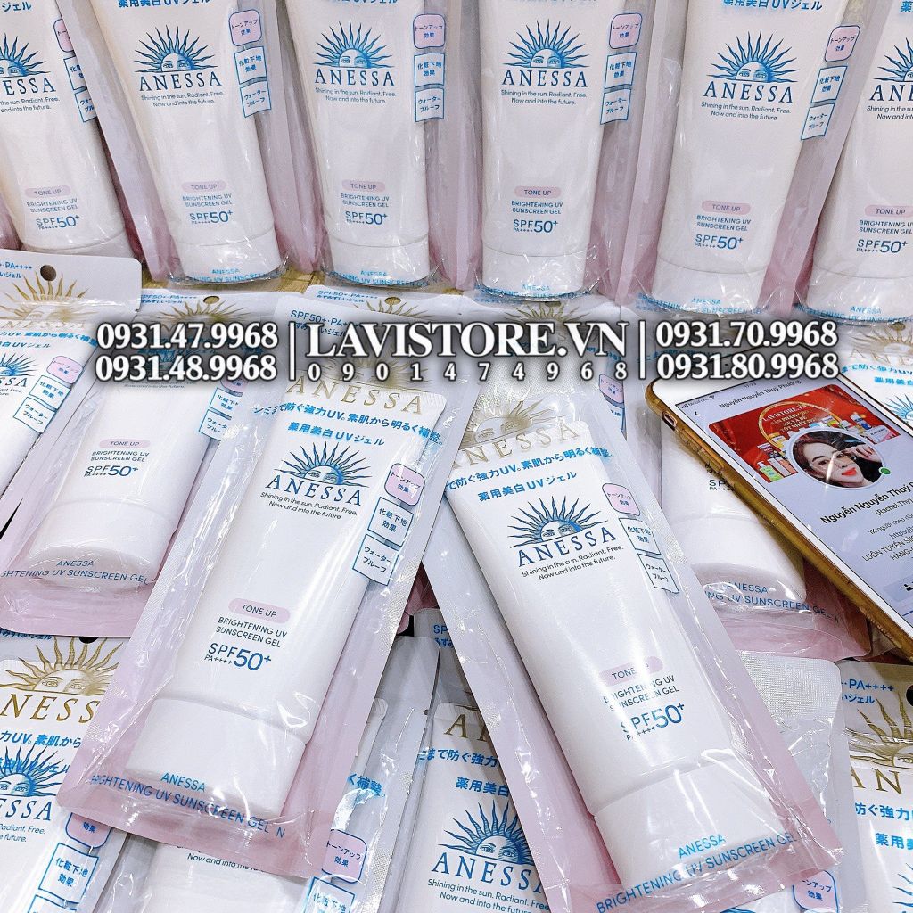 (03/2026) KCN Anessa Tone Up Brightening UV SPF50+ 90ml (TONE UP)