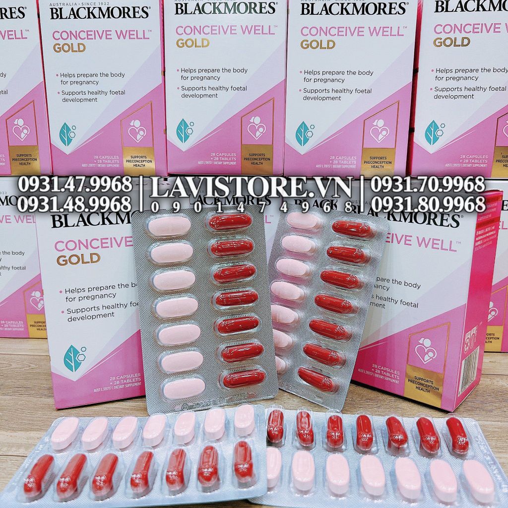 (10/2026) Tăng khả năng thụ thai Conceive Well Blackmores 56v