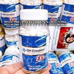 (10/2025) (MẪU MỚI) Viên uống tăng chiều cao GH Creation EX+ 270 viên