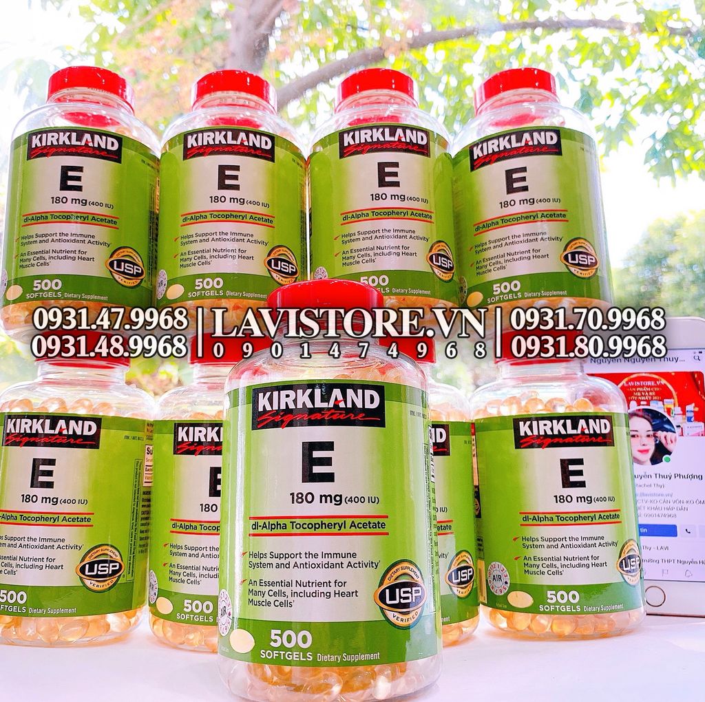 (06/2027) Vitamin E400 Kirkland 500v