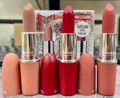 (2-6/2026) Set son MAC 3 Cây Hail To The Chic Lipstick Trio Retro