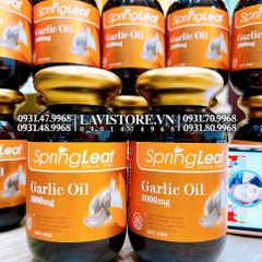 (01/2025) Viên uống Garlic Oil 3000 Úc Spring Leaf 360 viên