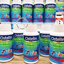 (07/2025) Ostelin Kids Calcium D3 Chewable 90v (khủng long)
