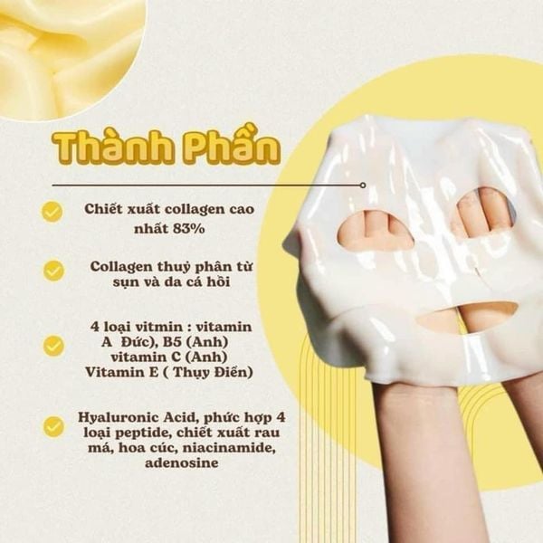 (03/2026) Mặt nạ thạch Medianswer Vita Collagen Mask 5 miếng