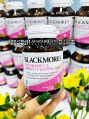 (04-07/2025) Bổ bầu Blackmores Pregnancy & Breast Feeding Gold 120v