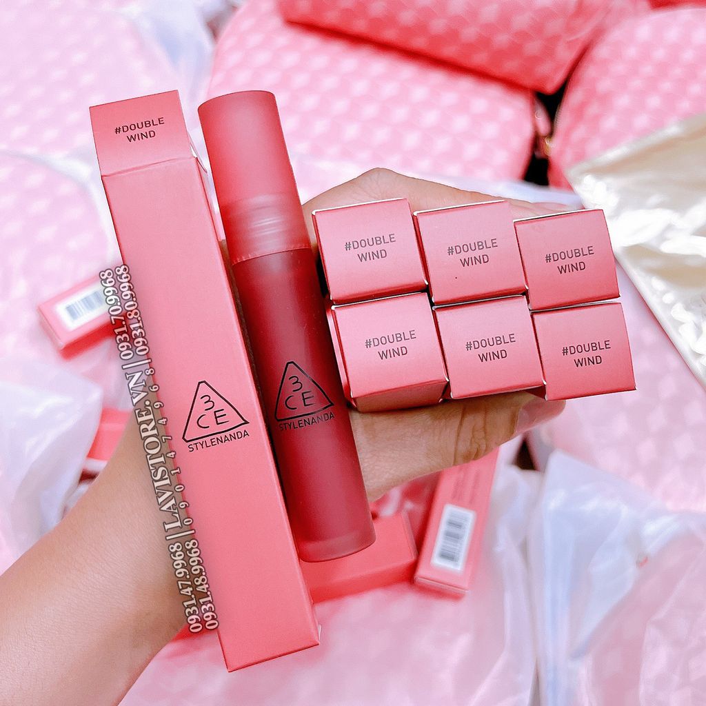 (11/24) Son 3CE Blur Water Tint - DOUBLE WIND (Hồng Trầm)