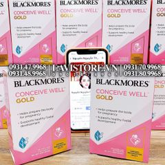 (10/2026) Tăng khả năng thụ thai Conceive Well Blackmores 56v