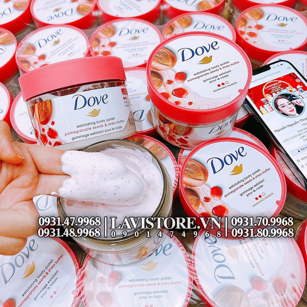 (Bản Mỹ) TDC Dove Yến mạch & dầu hoa cúc 298g