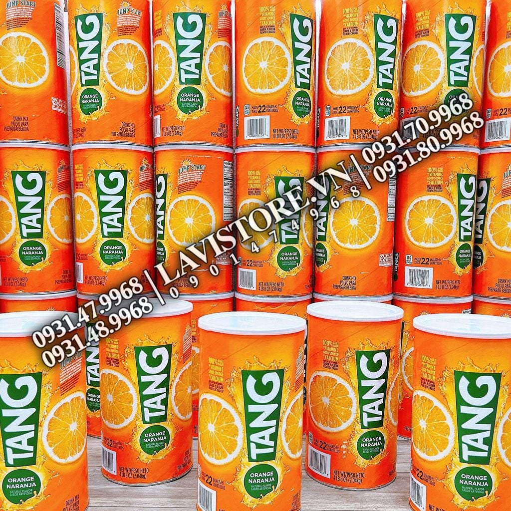 (01/2025) Bột cam TANG 2.04kg (HỘP THIẾC LỚN)