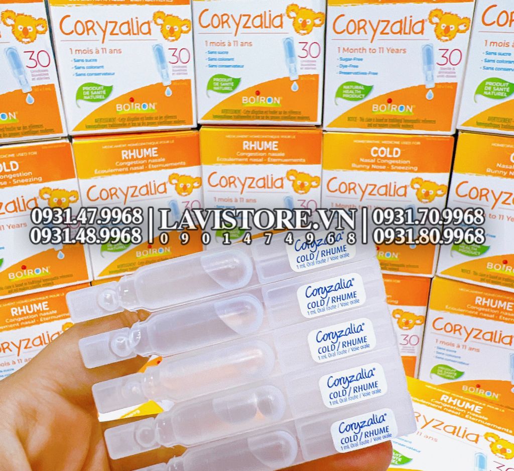 (11/2025) Muối uống Boiron Coryzalia Cold (30 ống*30ml)