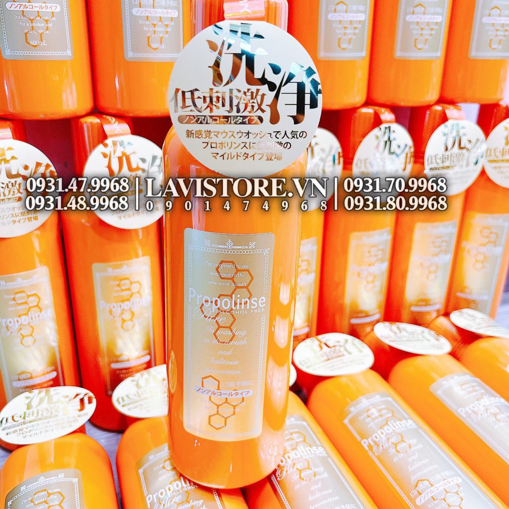 NƯỚC SÚC MIỆNG PROPOLINSE NHẬT BẢN 600ml