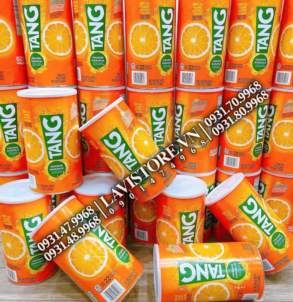 (01/2025) Bột cam TANG 2.04kg (HỘP THIẾC LỚN)