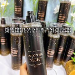 (ORDER) Xịt body B&BW INTO THE NIGHT Fine Fragrance Mist 236ml