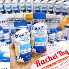 (03/2025) Sữa Ensure nước Mỹ 237ml - Vị Vani 24 chai