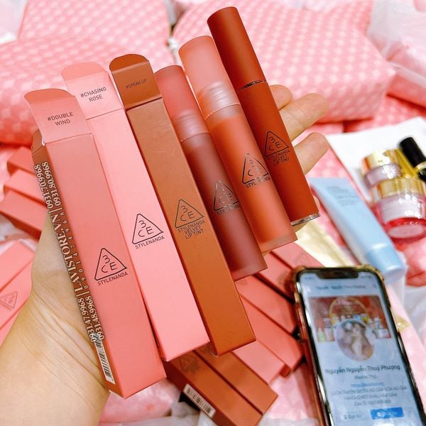 (11/24) Son 3CE Blur Water Tint - DOUBLE WIND (Hồng Trầm)