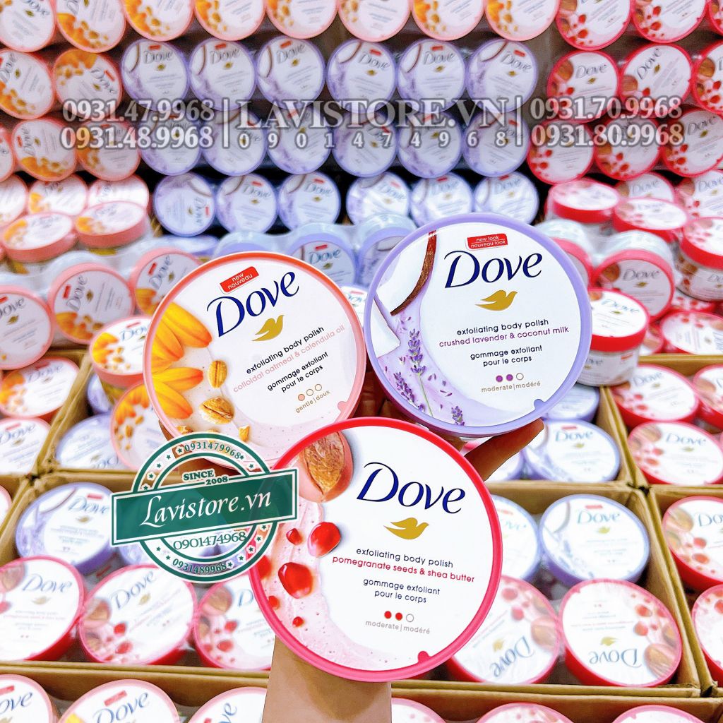 (08/2026) (Bản Mỹ) TDC Dove macca 298g