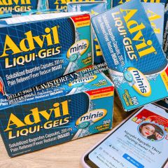 (08/2023) Thuốc giảm đau Advil 200v dạng Gel