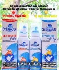 (02/2025) Xịt cá heo STERIMAR baby DECONGESTION 100ml - MÀU CAM