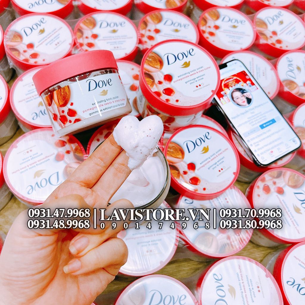 (08/2026) (Bản Mỹ) TDC Dove macca 298g