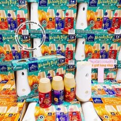 (MẪU MỚI)(SET 1) Set máy xịt thơm phòng tự động Glade 175g -Mix 3 mùi