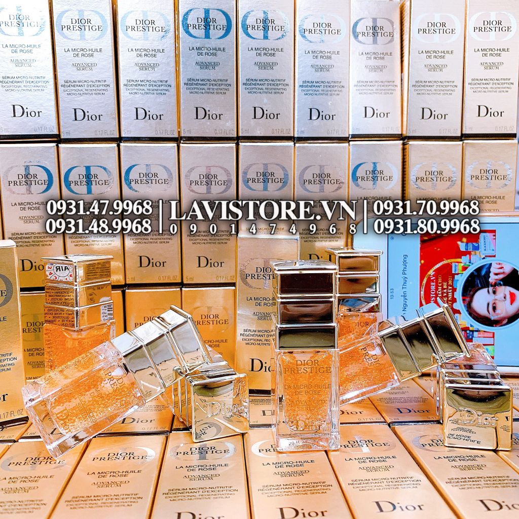 (01/2025) Serum Dior Prestige mini 4.5ml Fullbox