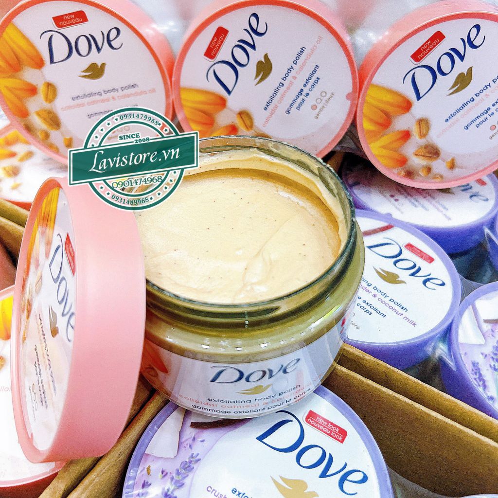 (08/2026) (Bản Mỹ) TDC Dove macca 298g