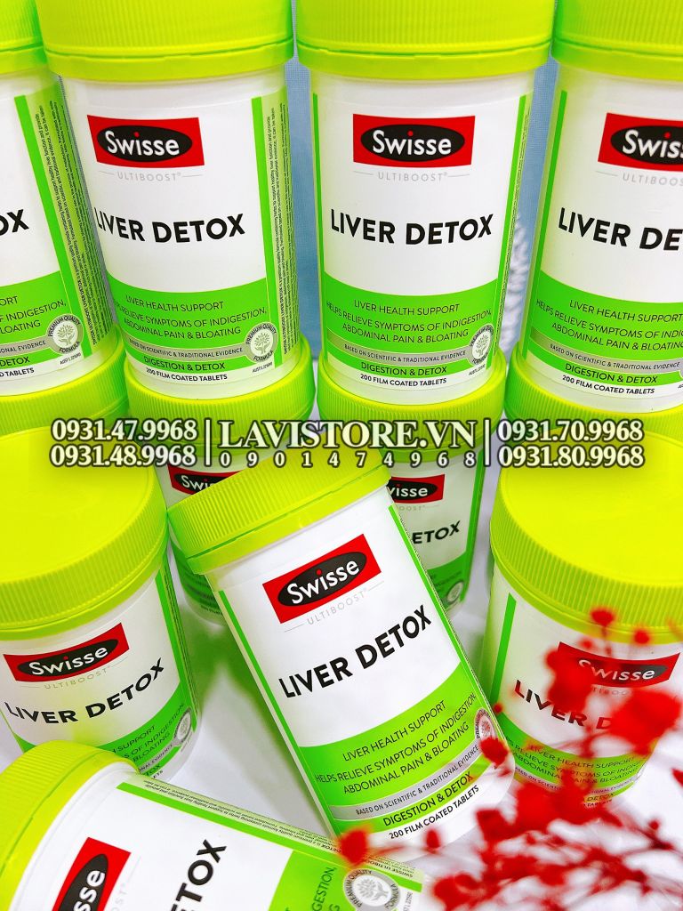 (12/2026) Giải độc gan Liver Detox Swisse 200 viên