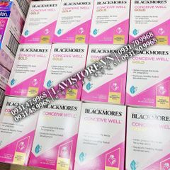 (10/2026) Tăng khả năng thụ thai Conceive Well Blackmores 56v