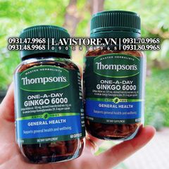 (11/2026) Bổ não Thompson's One A Day Ginko 6000 - 60 viên