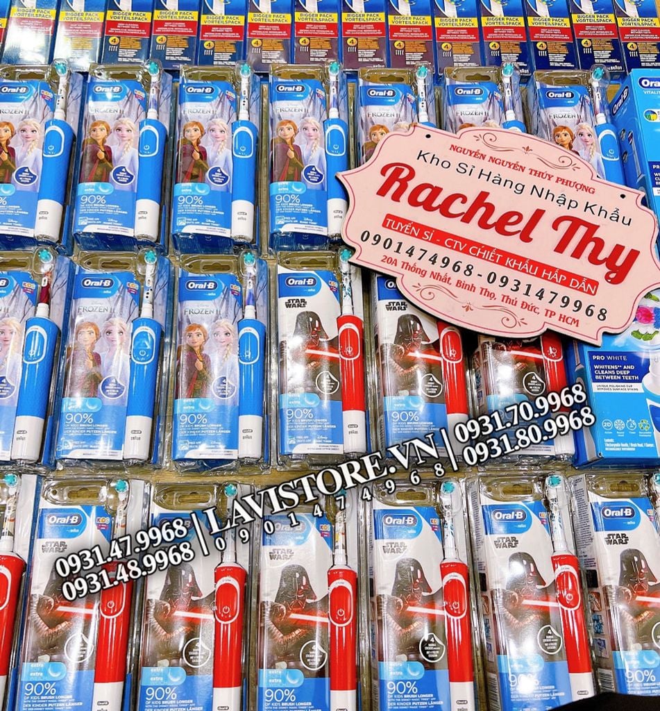 Bàn chải điện Oral B Úc - BÉ TRAI