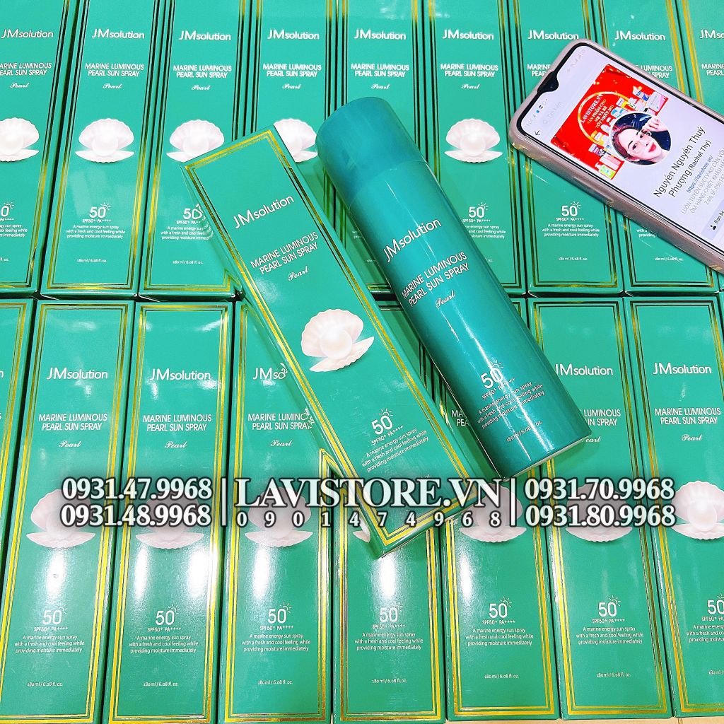 Xịt chống nắng JM Solution 180ml