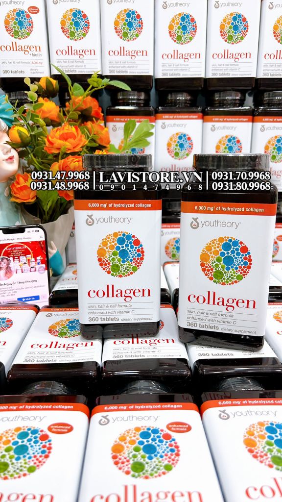 (12/2025) Collagen Youtheory 123 - 390 viên