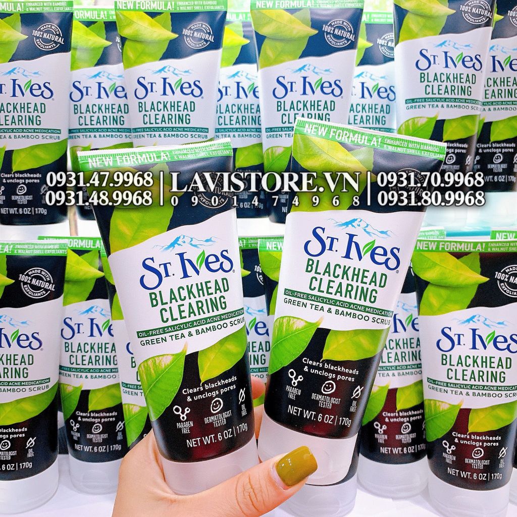 (XANH LÁ) SRM ST.Ives Avocado & Honey 170g