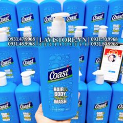 (11/2025) Sữa tắm COAST Hair & Body Wash 946ml