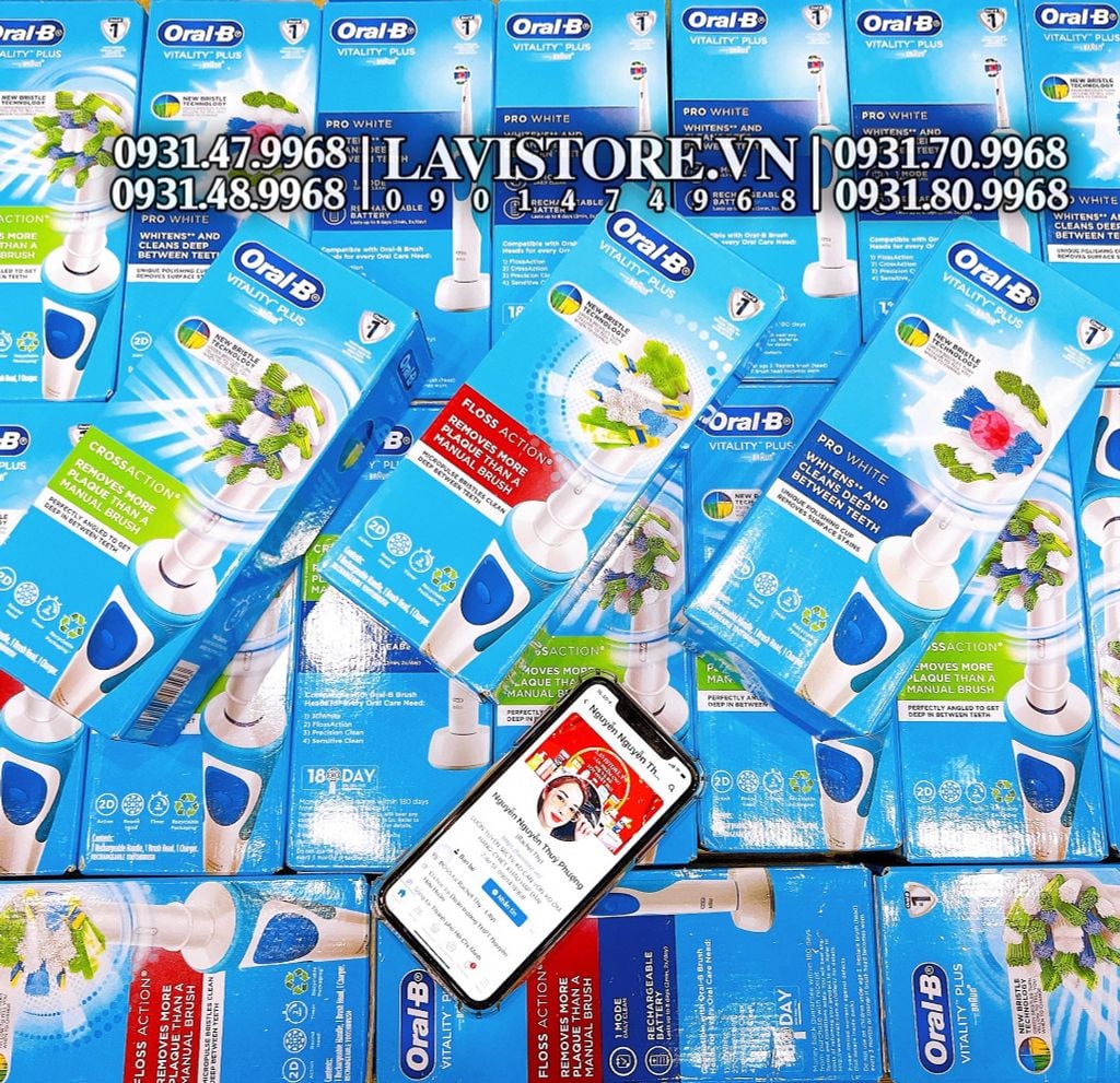 Bàn chải điện Oral B - EXTRA SENSITIVE