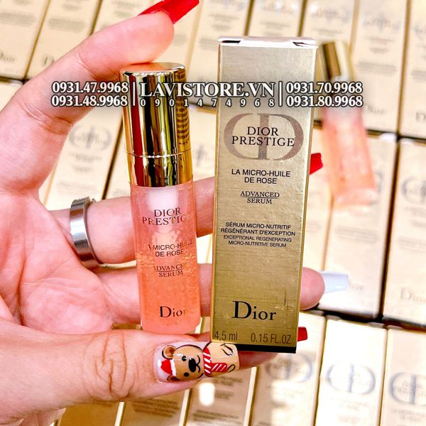 (01/2025) Serum Dior Prestige mini 4.5ml Fullbox