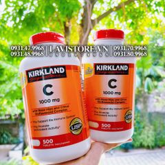 (10/2024) Viên ngậm Vitamin C 500mg Kirkland 500v