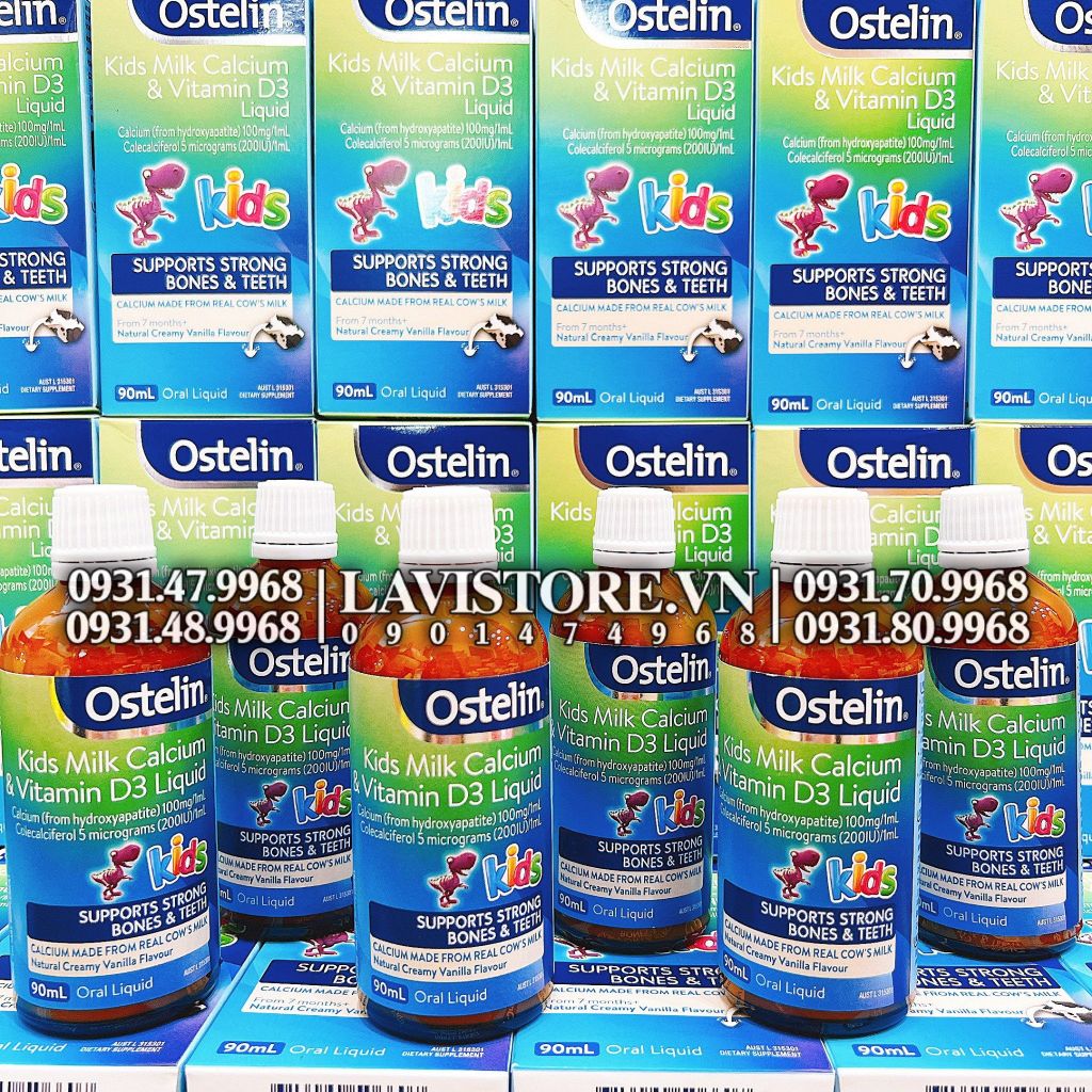 (8/2024) Ostelin Kids Milk Calcium & Vitamin D3 Liquid 90ml