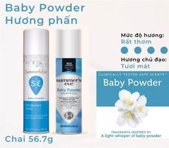 Xịt thơm kháng khuẩn Summer’s Eve 56,7ml - ULTRA (Hương hoa tươi mát)