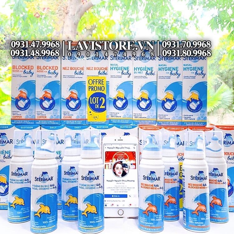 (02/2025) Xịt cá heo STERIMAR baby DECONGESTION 100ml - MÀU CAM