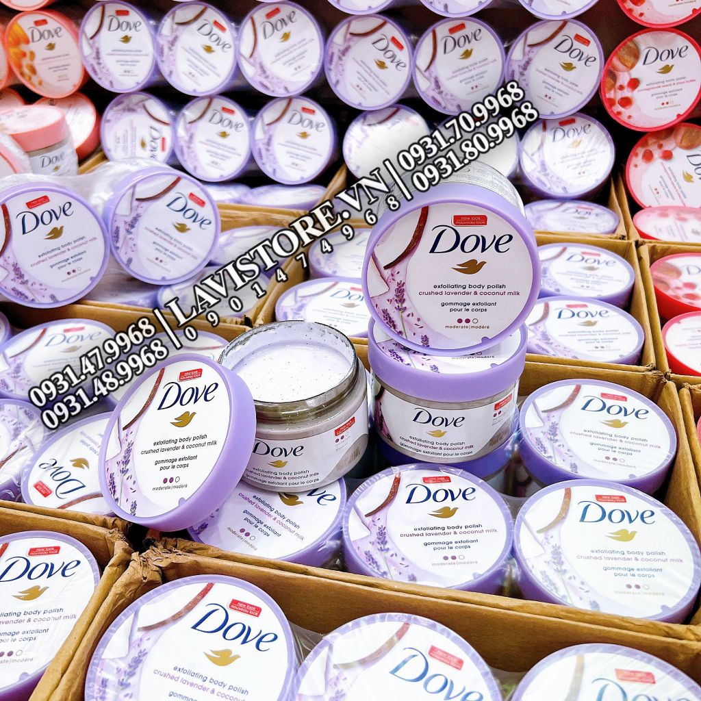 (08/2026) (Bản Mỹ) TDC Dove macca 298g