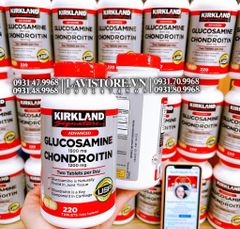 (1/2026) Glucosamin Chondroitin Kirkland 280v (MẪU MỚI)