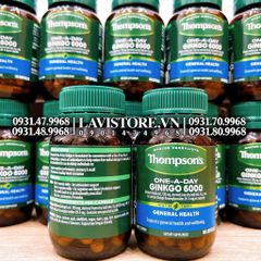 (11/2026) Bổ não Thompson's One A Day Ginko 6000 - 60 viên