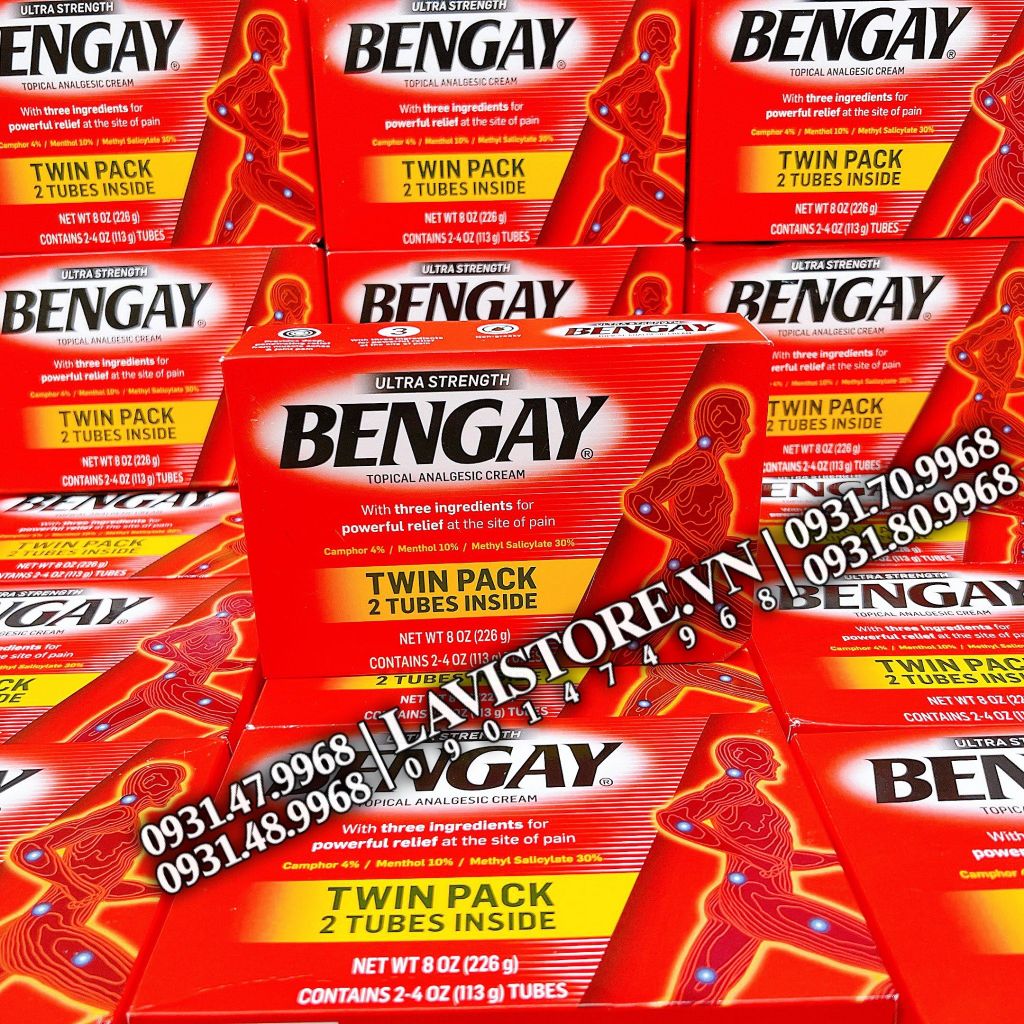 (09/2025) Kem xoa bóp giảm đau BENGAY 113g*2 tuýp