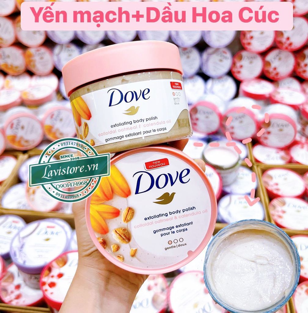 (08/2026) (Bản Mỹ) TDC Dove macca 298g