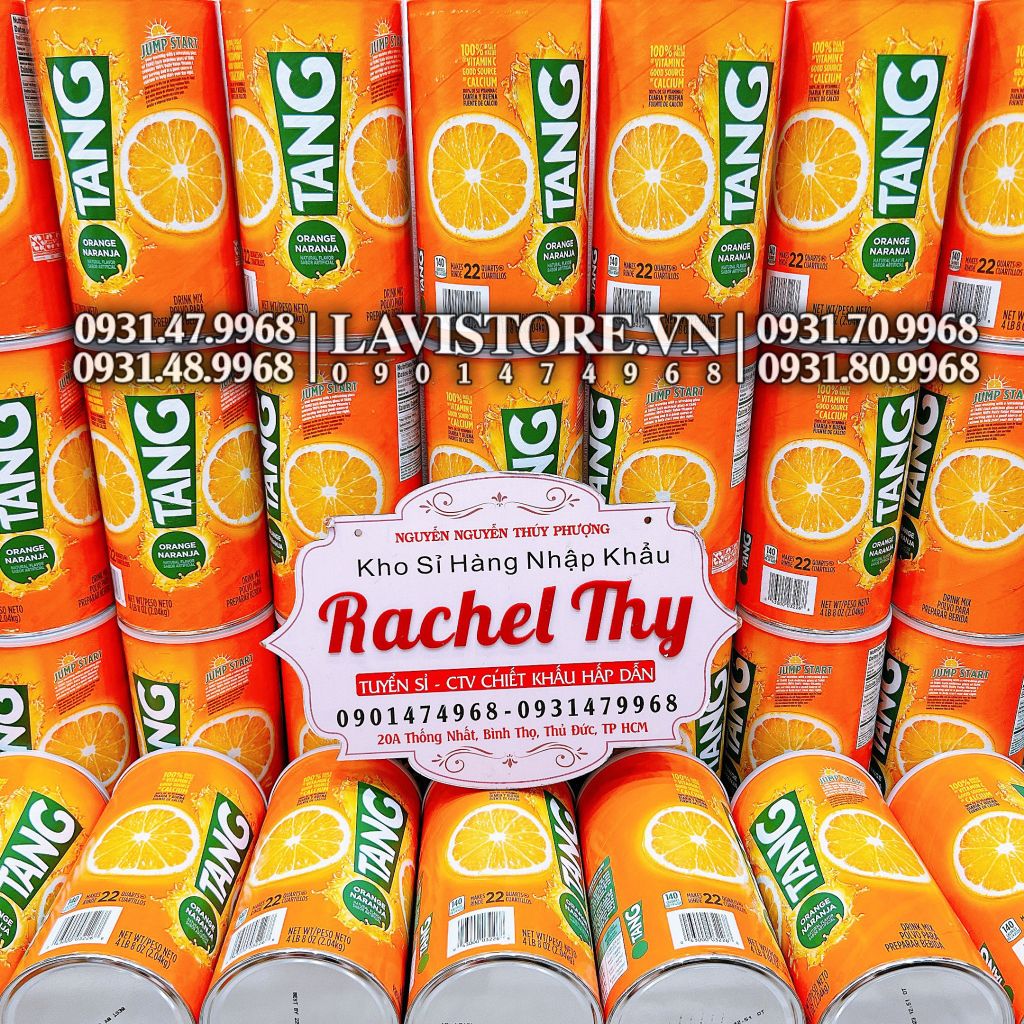 (01/2025) Bột cam TANG 2.04kg (HỘP THIẾC LỚN)