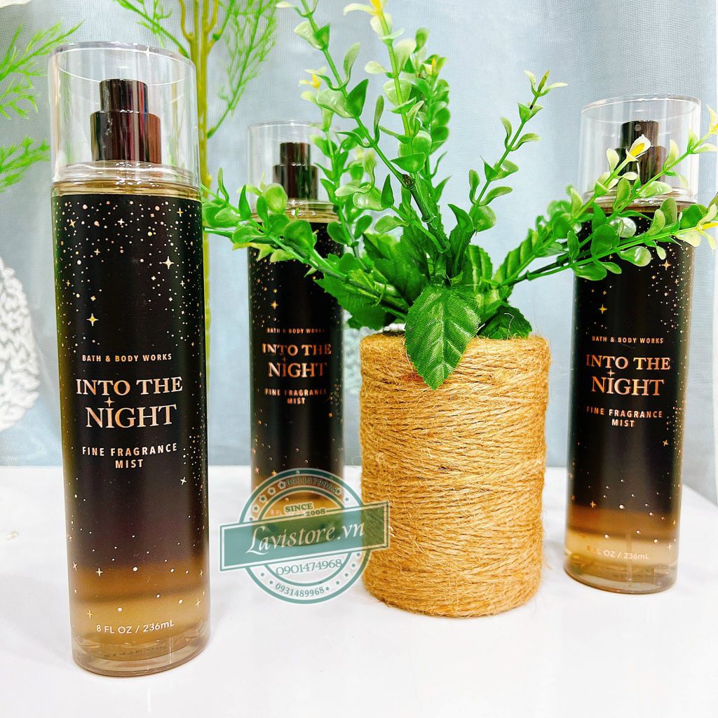 (ORDER) Xịt body B&BW INTO THE NIGHT Fine Fragrance Mist 236ml