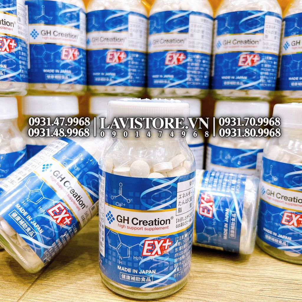 (10/2025) (MẪU MỚI) Viên uống tăng chiều cao GH Creation EX+ 270 viên