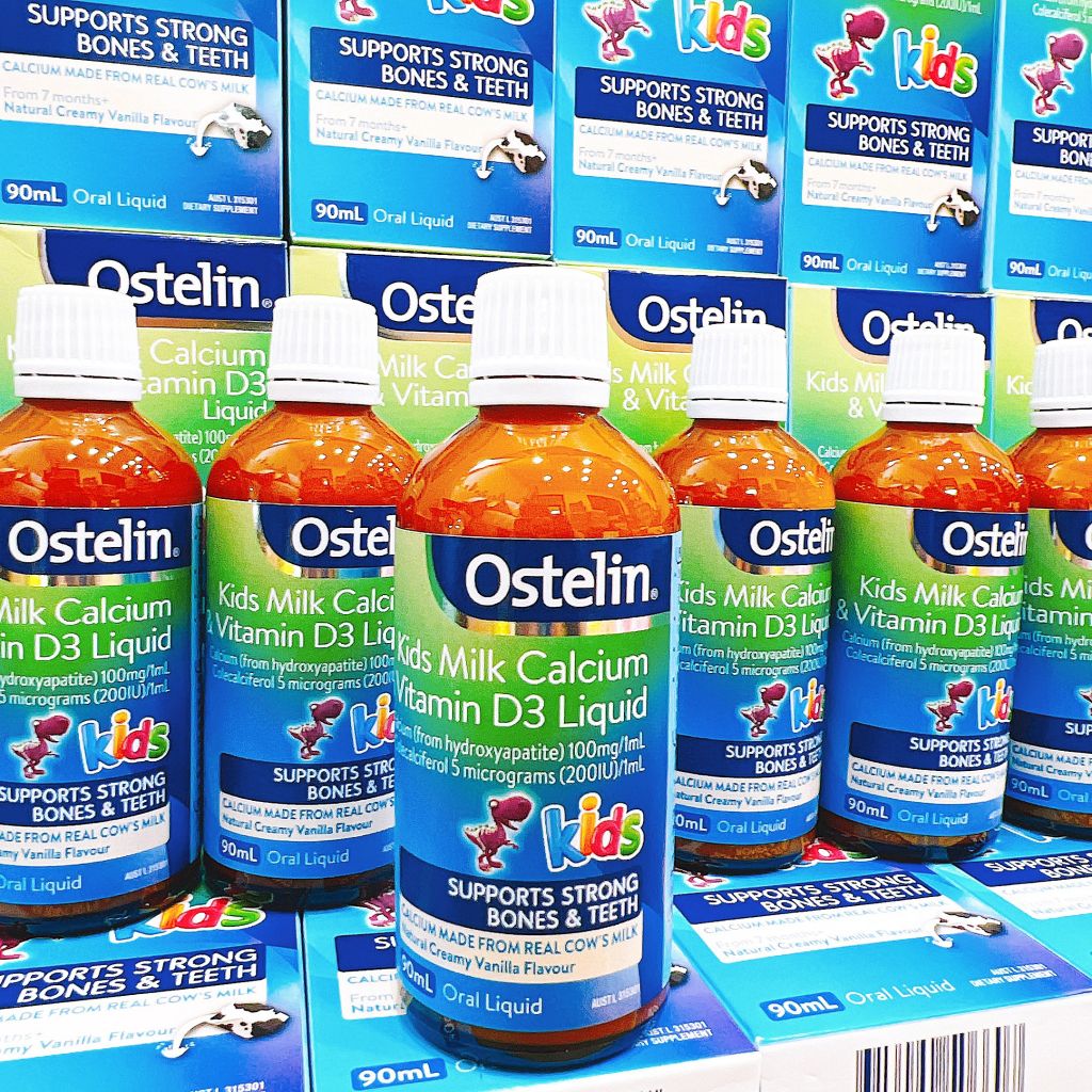(8/2024) Ostelin Kids Milk Calcium & Vitamin D3 Liquid 90ml