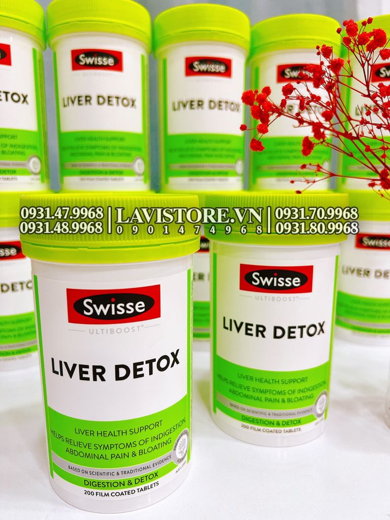 (12/2026) Giải độc gan Liver Detox Swisse 200 viên